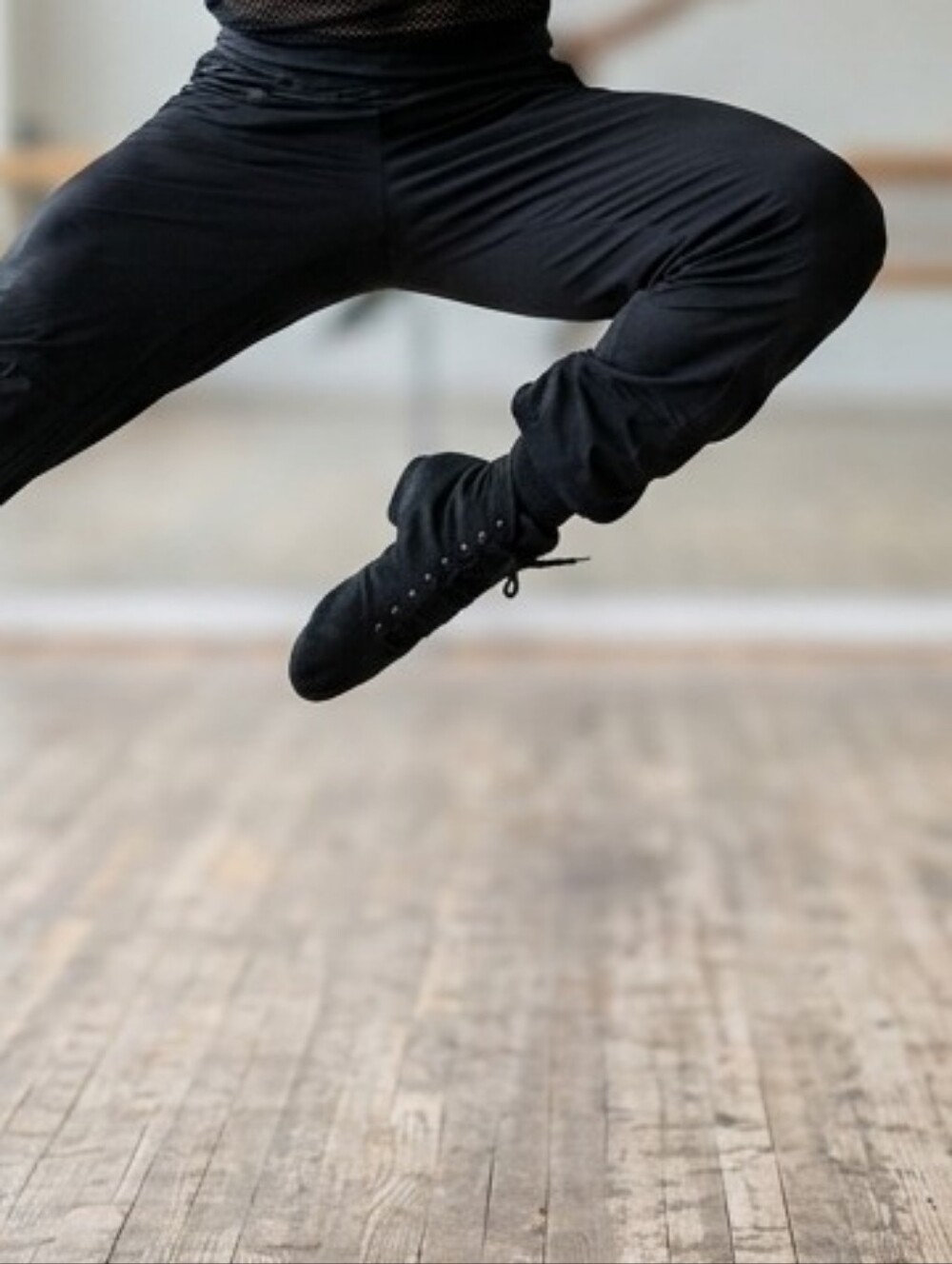 Black Dance  Lace-Up Jazz Shoes 170